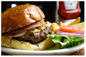 Bourbon burger