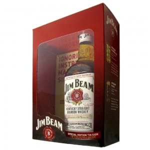 Jim Beam Bourbon Collectible Tins Holiday Set