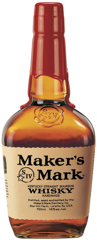 Maker's Mark Bourbon Whisky Bottle