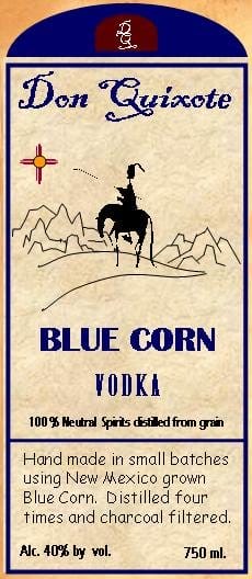 Blue Corn Vodka