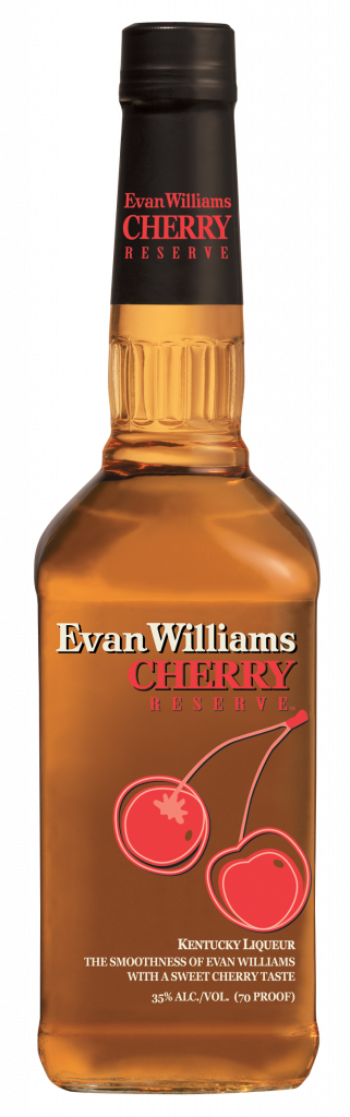 Evan Williams Cherry Reserve Bourbon. Cherry flavored Bourbon