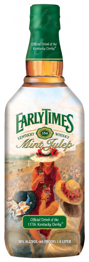 Early Times Mint Julep Bottle Kentucky Derby Art Contest Search 2012