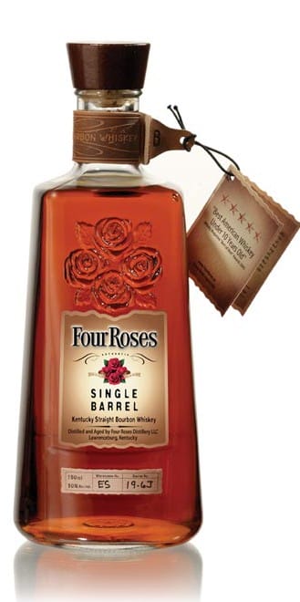 Four Roses Single Barrel Bourbon Bottle Four Roses Single Barrel Bourbon Bottle