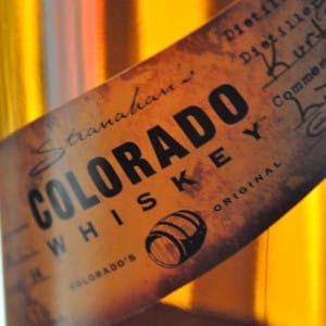 Stranahan's whiskey label Colorado
