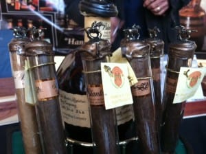 Blanton's Cigar and Bourbon bottle