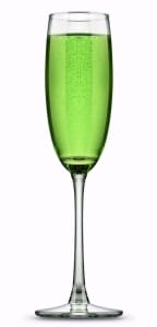 Bellini champagne cocktail