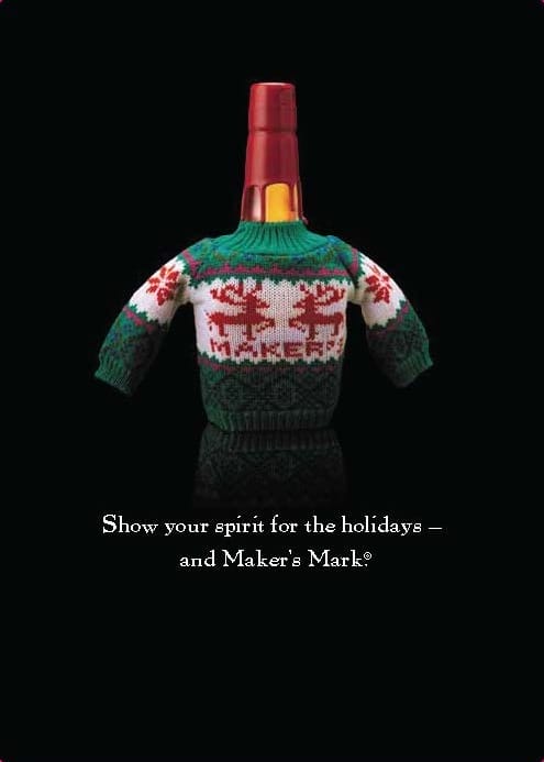 Maker's Mark Christmas sweaters Maker's Mark Christmas sweaters