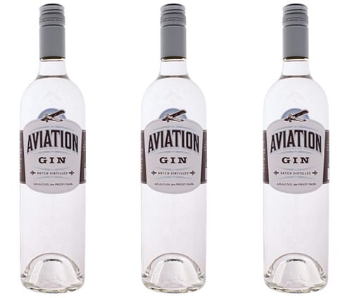 Aviation Gin Bottles