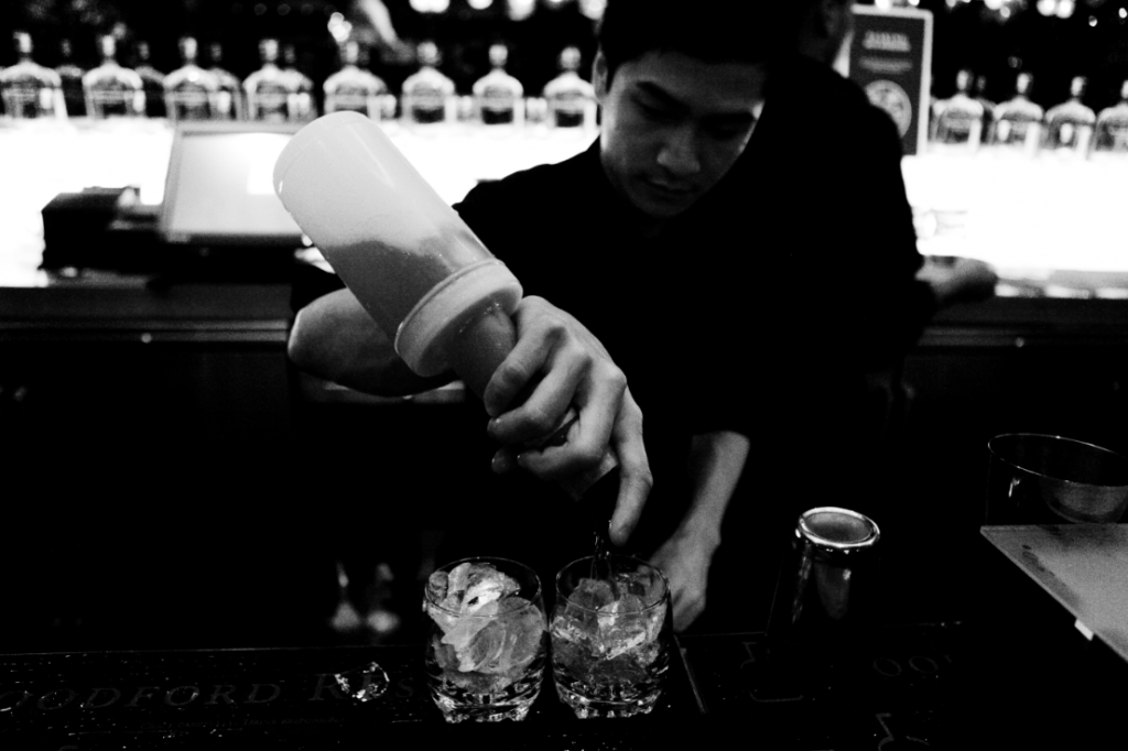Making cocktails