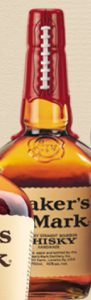 Makers Mark Football Bottle