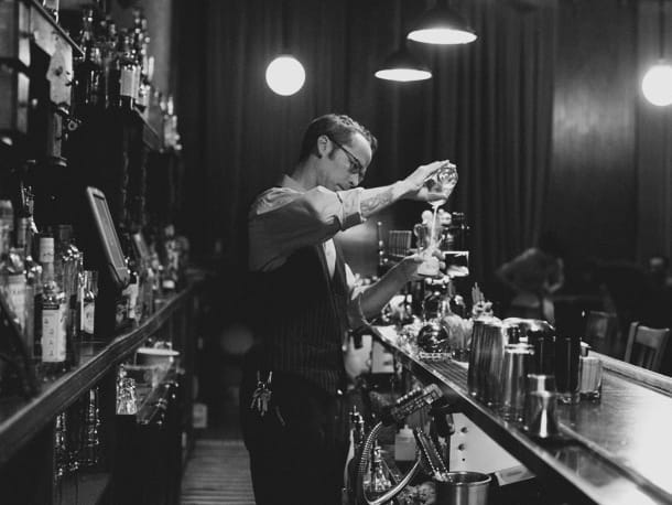 Bartender/Mixologist Michael Neff of Ward III Bar, New York