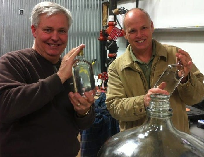 Paul Beam and Steve Beam of Founders Limestone Branch Distillery, Lebanon, Kentucky