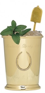 Gold 1000 Dollar Mint Julep Cup, 2000 Thousand Dollar Mint Julep