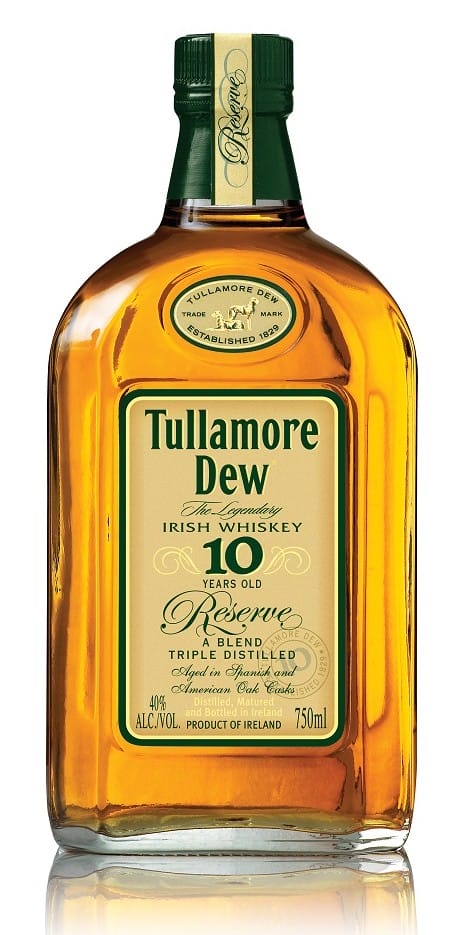 Tullamore Dew 10 Year Old Reserve Blended Irish Whiskey  