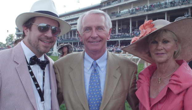 BourbonBlog.com's Tom Fischer with Kentucky Governor Steve Beshear and his wife First Lady Jane Klingner Beshear