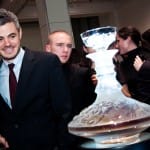 The Macallan 64 year old extremely rare Scotch in a Lalique crystal decanter being auctioned at Sotheby's
