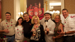 Four Roses Bourbon Team including Dan Gardner, Al Young, Patty Holland, Karen Kushner, and Patrick Stewart