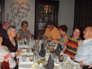 Guests enjoy the Miracle Berry Dinner at Majid's St. Matthews, Louisville