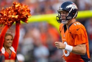 Peyton Manning was singed to Denver Broncos for 96 million dollar 5 year contract
