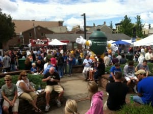 The 2nd Ever Kentucky State BBQ Festival in Danville, Kentucky in Constitution Square