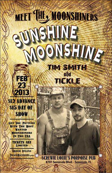 Tim Smith and Tickle Moonshiners Poster