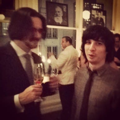 Cyril Camus with BourbonBlog.com's Matt Capucilli