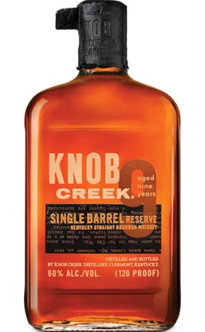 Knob Creek Single Barrel Reserve 120 proof Bourbon