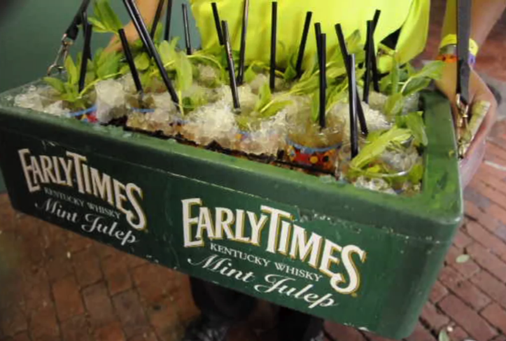 Early Times Mint Juleps at Kentucky Derby