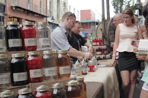 Justin King serves Ole Smoky Moonshine at Tales of the Cocktail 2013