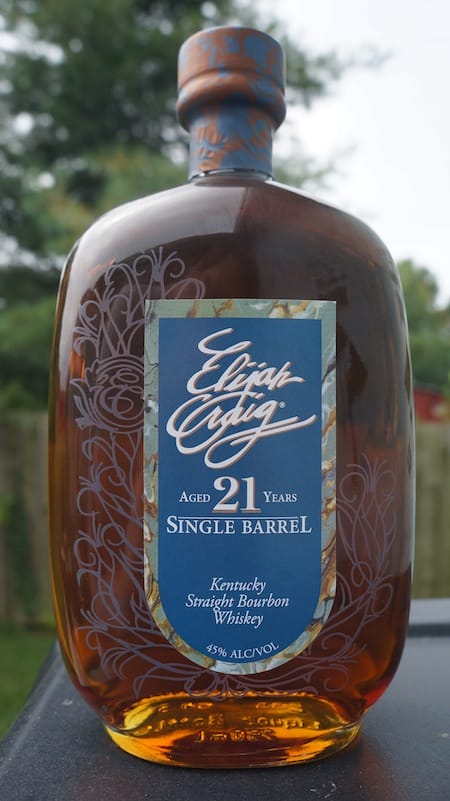 Elijah Craig 21 Year Old Single Barrel Bourbon