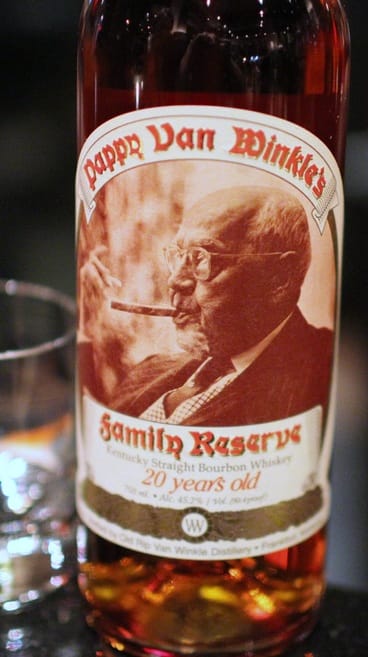 Pappy Van Winkle 20 year old Bourbon