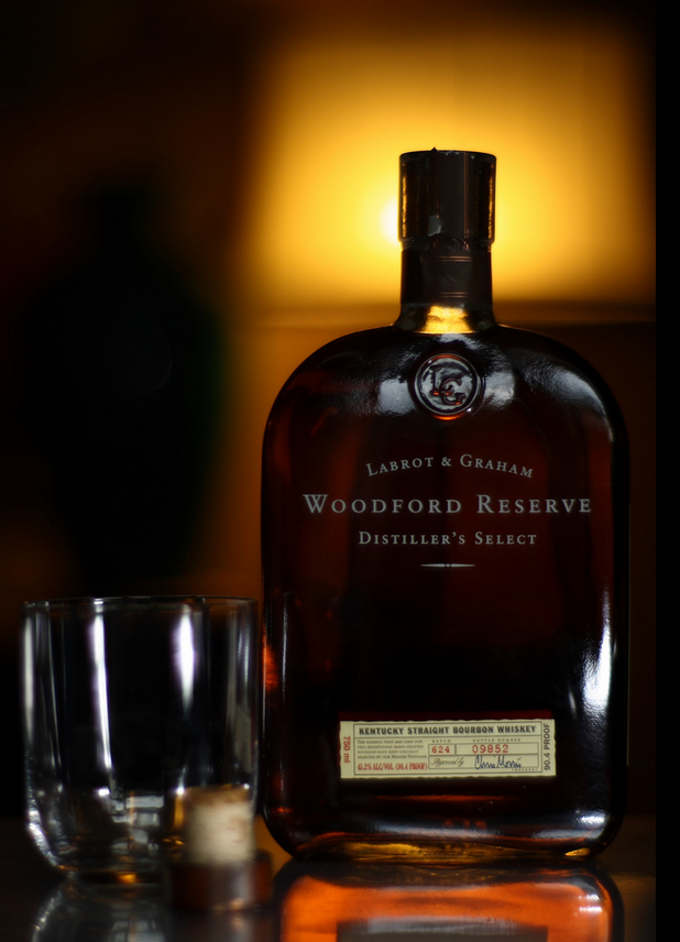 Woodford Bourbon bottle