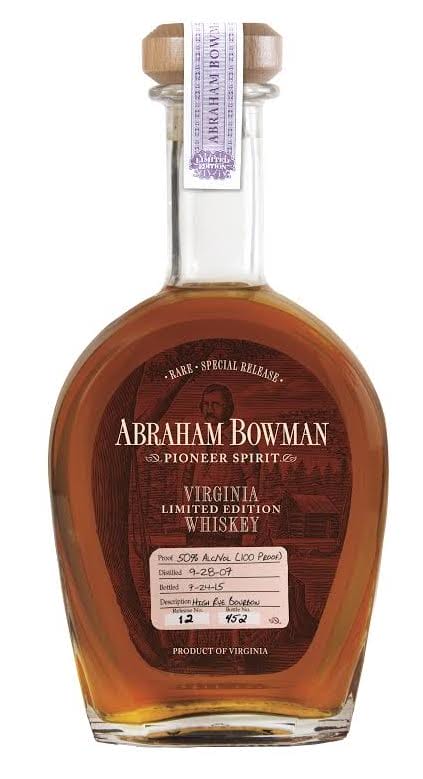 A. Smith Bowman Abraham Bowman Limited Edition High Rye Bourbon