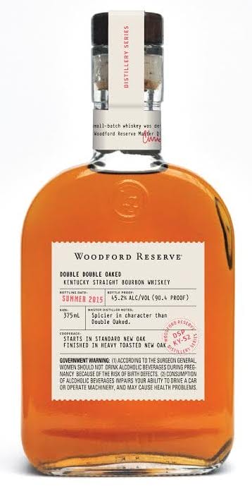 Double double Oaked Woodford Reserve Bourbon