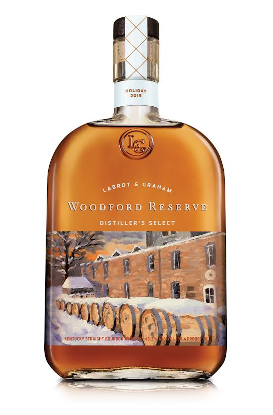 Woodford Reserve Holiday Christmas Bottle 2015