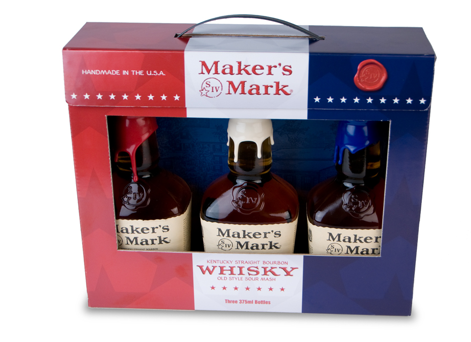 Maker's Mark Bourbon Red White and Blue 4th July Limited Edition