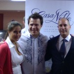 BourbonBlog.com’s Tom Fischer with Casa Noble CEO Jose Hermosillo and Casa Noble Director of New Business Tess Wilkerson