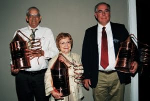 Left to Right: Ronnie Eddins, Mrs. Charles L. Beam and Eddie Russell