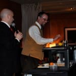 César Perez-Ribas presents his “Lemon Hayride” cocktail to the judges