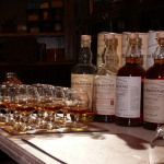 The lineup of other The Balvenie Single Malt Whiskies we sampled including Doublewood 12 Years, Caribbean Cask 14 years, Single Barrel 15 Years, Peated Cask 17 years , and Portwood 21 years