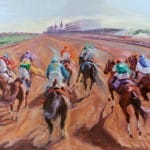 Kentucky Derby 138 Painting Art Churchill Downs Celeste Susany