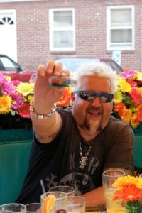 Guy Fieri enjoys dining and meeting customers at Lynn's Paradise Cafe the day after Kentucky Derby 139