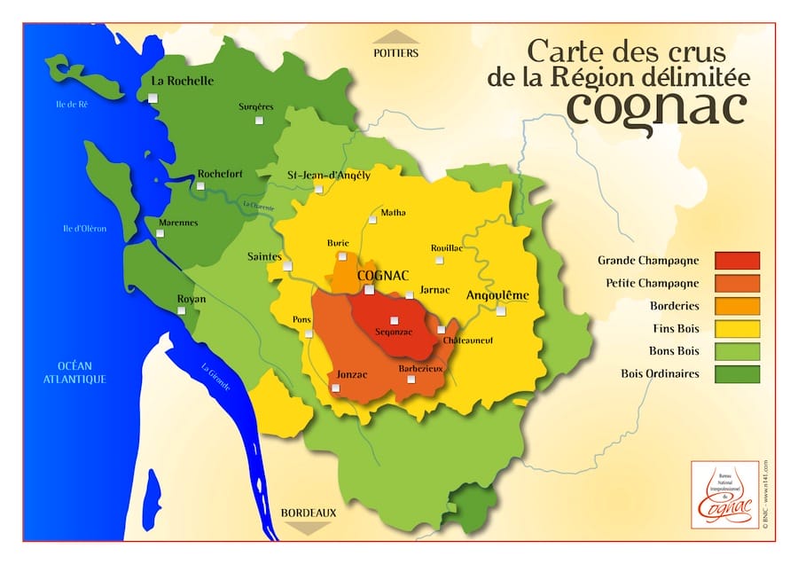 Cognac Map France