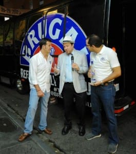 Gustavo Ortega Zeller - 5th generation Rum Master of the Brugal family and Juan Campos - Brugal Brand Development Manager