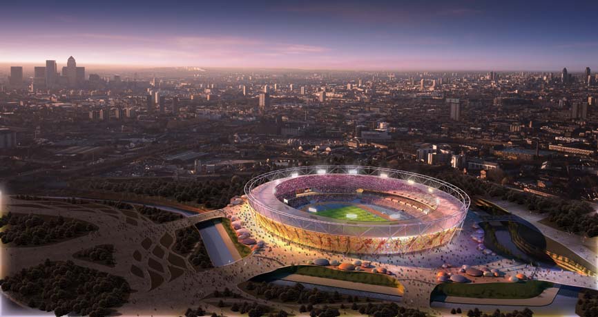 London Olympic Stadium in Olympic Park
