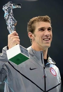 Michael Phelps Trophy London Olympics