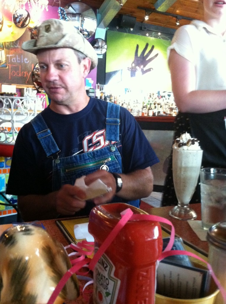 Moonshiners Star Tim Smith Drinks a Bourbon Ball Milkshake at Lynn's Paradise Cafe