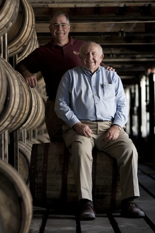 Master Distiller Jimmy Russell and , Associate Master Distiller Eddie Russell of Wild Turkey Bourbon
