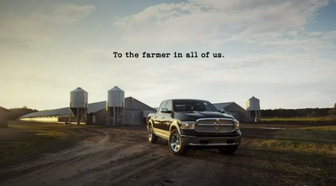 Ram Trucks Super Bowl Farmer Commercial