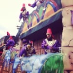 Mardi Gras Float in a Parade, New Orleans 2013